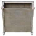 thumbnail image 6 of International Concepts Hampton 36" Square Coffee Table in Washed Gray, 6 of 7