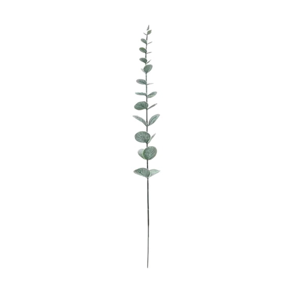 Eucalyptus Stems Greenery Stems, Denbek 1 Pcs Real Touch Leaf Artificial Eucalyptus Stem Faux Eucalyptuses Wedding Bouquet Centerpiece Home Decor