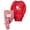 P10-Red, variant on Glisme Christmas Boy Pajamas Long Sleeve Sleepwear Cartoon Santa Pattern Romper Striped Pants Outfits Round Neck Homewear 6-12 Months Soft Infant Wear Red