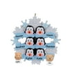 thumbnail image 3 of Maxora Personalized Ornaments Customized Christmas ornament Penguin with Snowflake Family of 6 Free Customize, 3 of 10