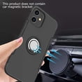 thumbnail image 4 of Mignova for iPhone 12 5.4 Inch Case, Anti-Scratch Shockproof Case 360 Degree Rotation Finger Ring Holder Kickstand [Work with Magnetic Car Mount] for iPhone 12 5.4 Inch 2020 Released(Black), 4 of 7