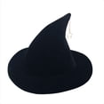 thumbnail image 6 of DuoJiaJ Womens Star Pendant Witch Hat, Wizard Cap Party Dress Up Black Sizes One Size, 6 of 6