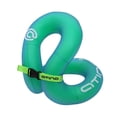 thumbnail image 1 of Chaleco salvavidas inflable portátil para niños, ideal para deportes acuáticos y navegación en verano. Verde S, 1 of 8