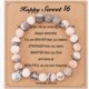 thumbnail image 1 of Xiao Hua Pulsera de piedra natural hecha a mano, 7 pulgadas, O, 1 of 1