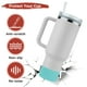 thumbnail image 4 of Uxcell Funda de Botella de Agua de Silicona [1PCS] - Funda Protectora Antideslizante para Proteger Botellas de Agua de Rasguños - [Verde Esmeralda - 2.95 IN], 4 of 7