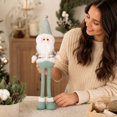 thumbnail image 3 of Christmas Telescoping Plush Toys, Cute Stretchable Standing Plaid Christmas Elder Stuffed Doll, Christmas Decorations for X-mas Party Display and Holiday Present for Plush Toy Enthusiasts, 3 of 4