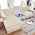 thumbnail image 3 of Funda de asiento de sofá de tela de terciopelo para sala de estar, funda de cojín elástica, funda de sofá suave, Protector de muebles para el hogar, 3 of 5