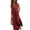 Wine Red, variant on tasrioml Women's Summer Sleeveless Long Dress Casual Zipper Up Front V Neck Maxi Dress with Pocket Pleated Split Midi Dress