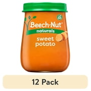 (12 pack) Beech-Nut Naturals Stage 1 Baby Food, Sweet Potato, 4 oz Jar