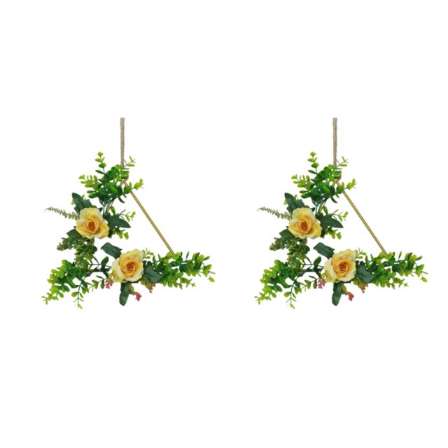 Wosthever Decoraciones de boda - Durabilidad duradera Fácil de limpiar Flor artificial Interior o exterior Bajo mantenimiento champagne delta champán delta 2piezas