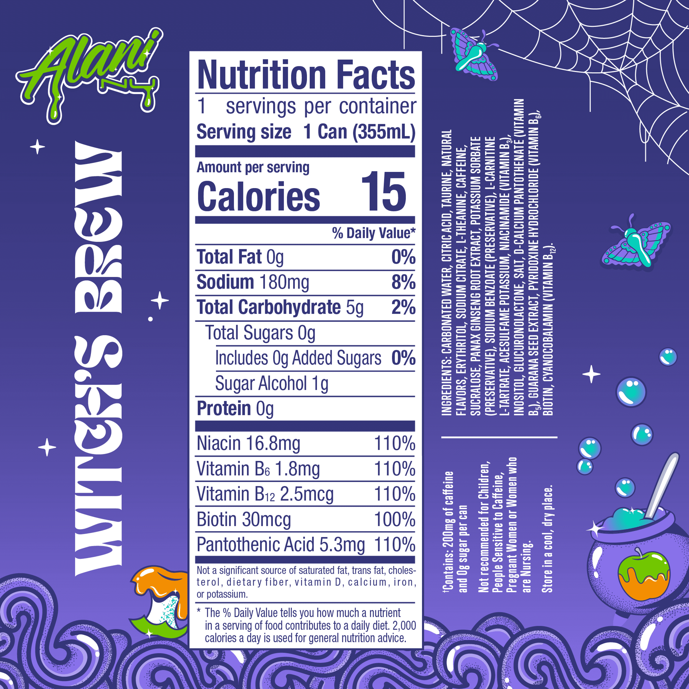 Alani Nu, Witch's Brew 12 fl oz, Single Can