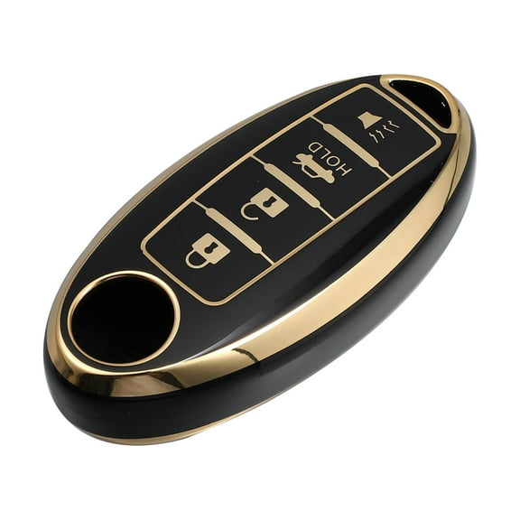 Unique Bargains Silicone for Smart Key Fob Case Cover for Infiniti QX80 2014 Key Fob Shell Protector Keyless