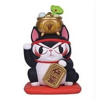 52Toys Food on Head Lucky Fortune Series Vinyl Figure - Cat with Gold Pot