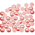 thumbnail image 1 of EeaseCA 2000pcs 4mm Half Round Artificial Pearl Beads Flat Back Pearl for Craft DIY Gift Making (Light Pink), 1 of 5