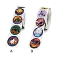 thumbnail image 3 of 500pcs/roll Labels Halloween Decoration Bag Seal Sticker; DIY Craft Sticker DIY Craft Gift Bag Labels, Type 1, 3 of 9