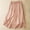 Red, variant on Women's Light Fabric Drawstring Elastic Waist Midi Skirt, Solid Color Layered A-Line Flowy Long Skirt Yellow 2XL