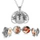 thumbnail image 3 of 2023-multi-layer Photo Pendant Opened Album Necklace Memory Album BoxWhite Gold, 3 of 3