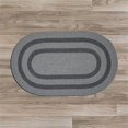 thumbnail image 1 of Colonial Mills Rug GW23R060X096 5 x 8 ft. Graywood Braided Rug  Gray, 1 of 1