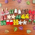 thumbnail image 4 of Christmas Theme Clay Cutters Set Clay Earrings Making Supply with Punch Tool, Earring Hooks Earring Back and Accessory, 4 of 8