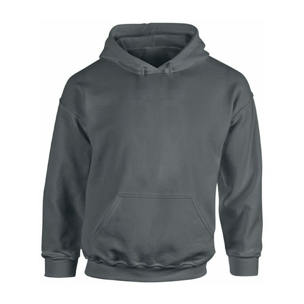Gildan Hoodie Unisex Sweatshirt Hooded Sweatshirts Basic Casual Jumper ...