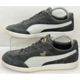 thumbnail image 1 of Men’s PU & MA Liga Suede Shoes Size 9.5 357842 04 Black Gray White Skater Sport, 1 of 6