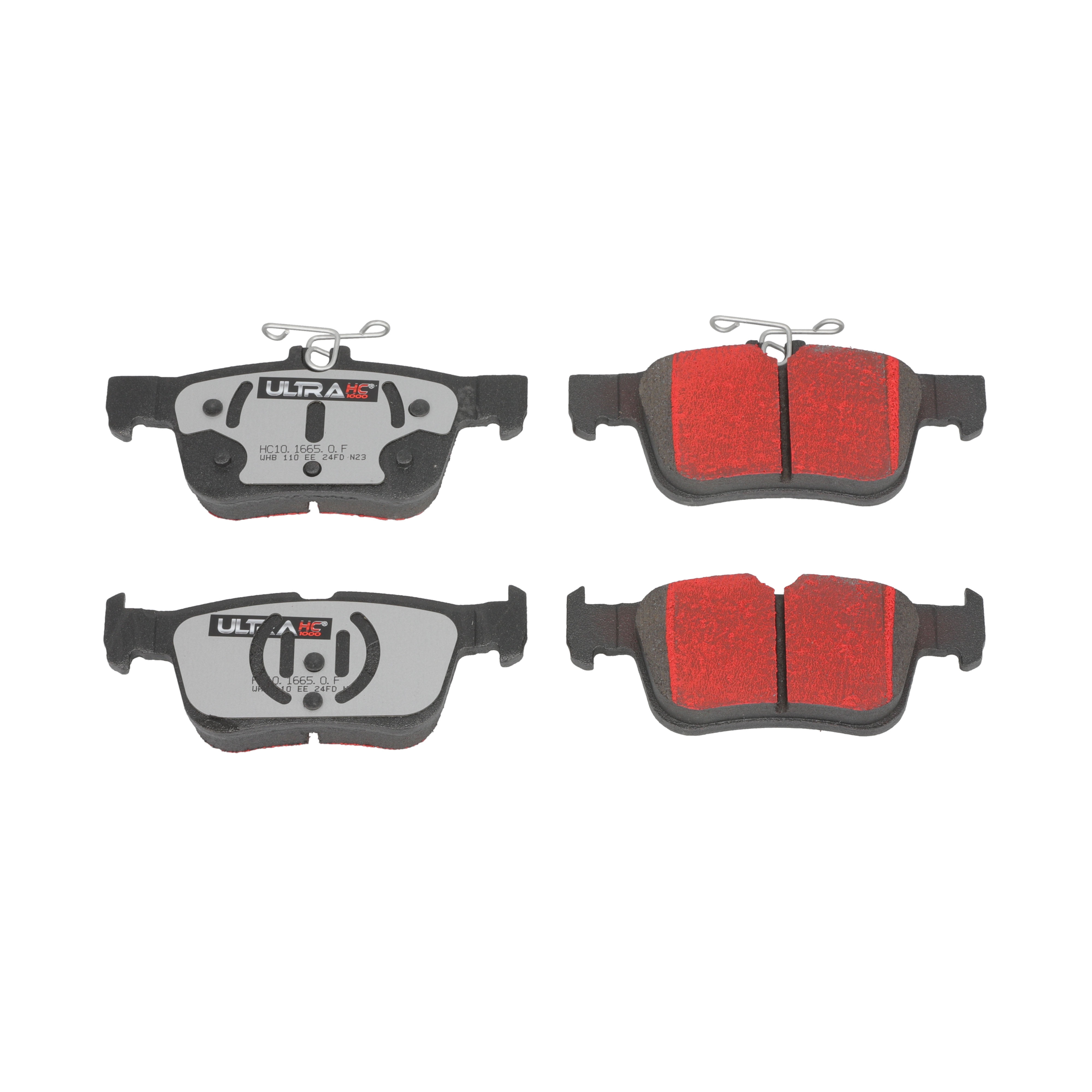 Ultra HC 1000 Brake Pad Set, Rear HC10.1665.0.F, Ford Fusion 2016-2013