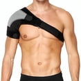 thumbnail image 3 of Sport Shoulder Brace, Adjustable Shoulder Brace Temperature Regulation  for Muscle Injury for Sprains for Tenosynovitis Right Shoulder,Left Shoulder, 3 of 8