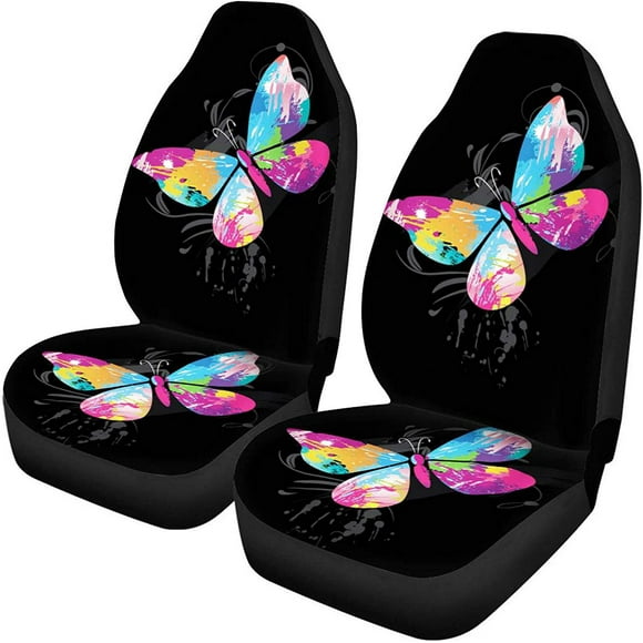 Butterfly car seat cover Car front bucket seat blanket General car seat cover