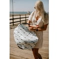 Baby Car Seat Cover Canopy and Nursing Cover MultiUse Stretchy 5 in 1