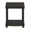 thumbnail image 5 of Furinno Turn-N-Tube Classic 2-Tier End Table, Side Table, Espresso/Black, 5 of 6