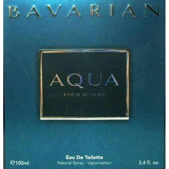 Bavarian Aqua Pour Homme for Men Eau De Toilette Natural Spray 3.4 oz / 100ml