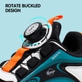 thumbnail image 4 of BABAYA Boys Girls Athletic Shoes Easy on Jogger Sneakers With Rotating Buckle for Little Big Kids, 4 of 7