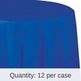 thumbnail image 6 of 12/Case Bulk Cobalt Blue Round Plastic Table Covers, 6 of 6