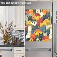 thumbnail image 5 of Cats Or Houses Dishwasher Magnetic Covers Magnet Sticker Kitchen Decor Dishwasher Refrigerator Front Door Covers Decorative Magnetic 23" x 26", 5 of 5