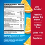 Emergen-C Immune+ Triple Action Immune Support Powder, Betavia (R), 1000Mg Vitamin C, B Vitamins, Vitamin D and Antioxidants, Super Orange, Back to School Essentials – 30 Count