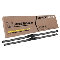 MICHELIN® Endurance XT 26"/22" Silicone   Water Repellency Beam Windshield Wiper Blades, 2 Pack