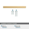 thumbnail image 5 of Amerock Merced 5-1/16 inch (128mm) Center-to-Center Champagne Bronze Cabinet Pull, 5 of 7