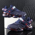 thumbnail image 7 of enyan Sneaker for Boys Summer Breathable Lightweight Socks Shoes Soft Casual Sneakers Running Shoes for Kids (Toddler/Little Kid/Big Kid) Dark Blue,4, 7 of 7