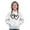 White, variant on Mercatoo Girls Cute Hoodi𝐞s Heart Graphic Cotton Fleece Pullover Hoodi𝐞 Sweatshirts Teen Kids Loose Soft Outwear with Pockets