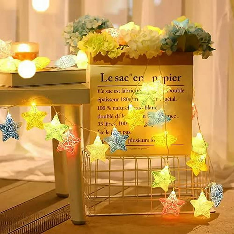 generic- 16 LED Crack Pastel Star String Lights for Baby Kids Room Birthday  Home Decoration, (4m, Multicolor) (Crack Star String)(REELS-904)(Copper) -  Walmart.com