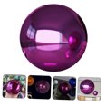 thumbnail image 6 of Toyvian Reflective Sphere Stainless Steel Gazing Ball Purple Outdoor Garden 1Set, 6 of 8