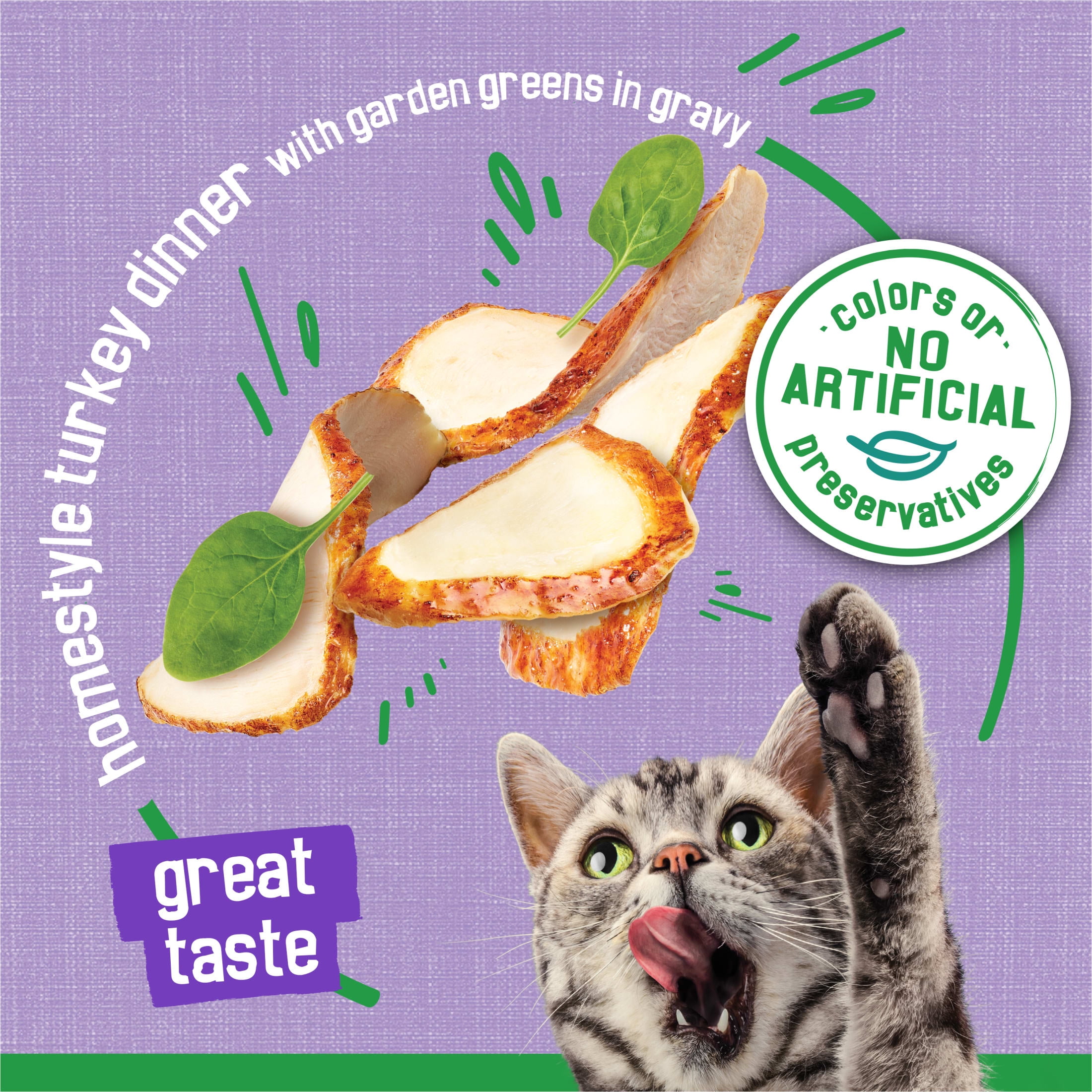 (24 pack) Purina Friskies indoor Meaty Bits Turkey Dinner, Wet Cat Food, 5.5 oz Cans