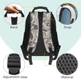 thumbnail image 5 of KUIFORTI Fish Camo Bookbag with Lunch Box Kid Backpack Set 4Pcs Boys School Bag Pencil Pouch Water Bottle Sleeve Suitable for Elementary Primary Middle School Back to School Supplies, 5 of 7