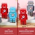 thumbnail image 4 of Eease Robot Piggy Bank Metal Coin Bank Kids Tin Saving Coins Jar Red, 4 of 6