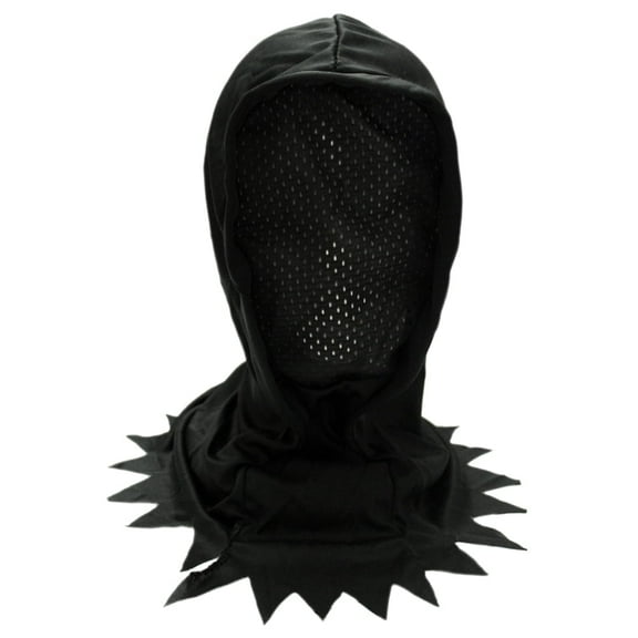 SeasonsTrading Adult/Teen Black Hidden Face Mask Hood - Cosplay Halloween Costume