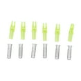 thumbnail image 3 of Allen Company Carbon Arrow Press-In Nocks & Inserts, Aluminum, 6-Pack, Fits Most Carbon Arrows, Green, 3 of 9