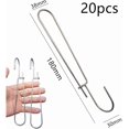 thumbnail image 4 of Pattern Hooks, Wanfoou 20Pcs Paper Pattern Hook, Sewing Pattern Making Paper Storage Hanging Hook, Metal Hangers for organizing and Storing Your Sewing Patterns and Blocks, 2.5x180mm, 4 of 4