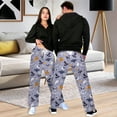 thumbnail image 3 of Halloween Pajama Pants for Women Men Couples Halloweens Spider Pjs Pants Unisex Ghost Pajama Bottom Sleepwear for Halloween Costume Party, 3 of 7