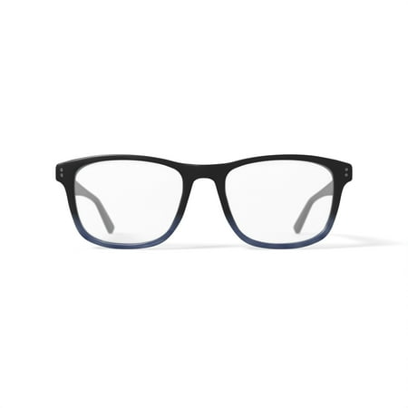 Phat Farm Men's HV721 Square Prescription Eyeglasses with Case, Blue Gradient