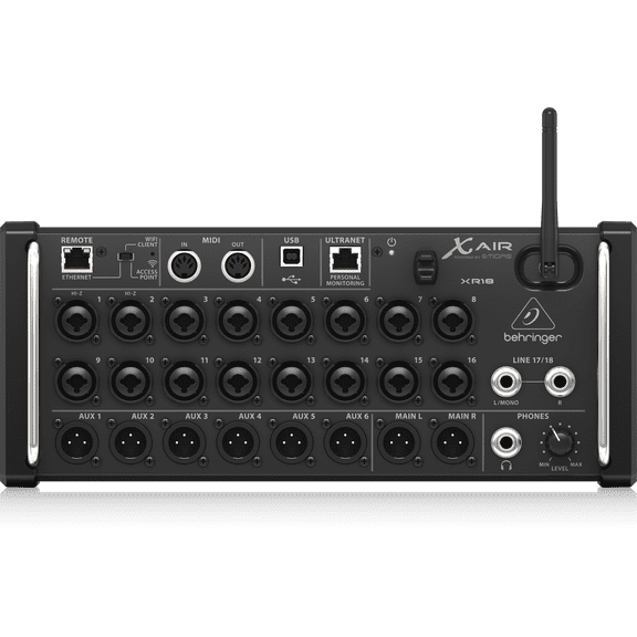Consola de mezcla Behringer XR18 X Air 100v 240v